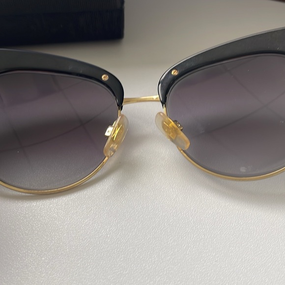 Dolce & Gabbana Cat Eye Black and White Polka Dot Sunglasses  DG4277 - Picture 6 of 7